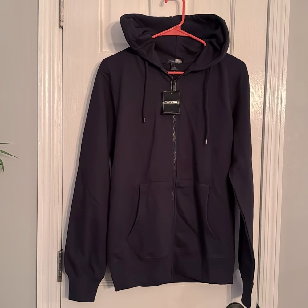 Top Pro mens full zip hoodie NWT M